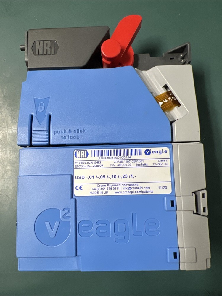 NRI V2 EAGLE COIN VALIDATOR E178C3.00/0 DB2