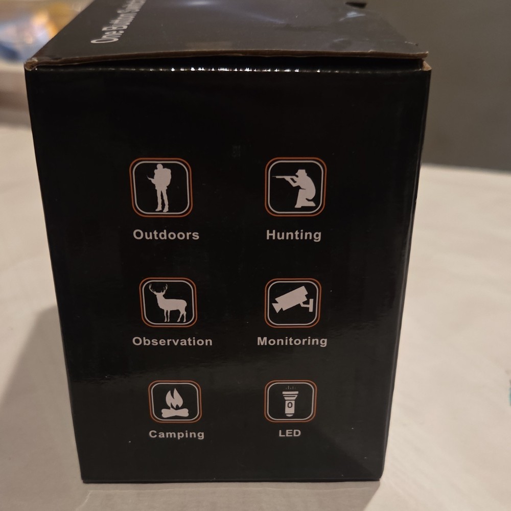 Black Night Vision Binoculars LED 200-300M Range for Hunting