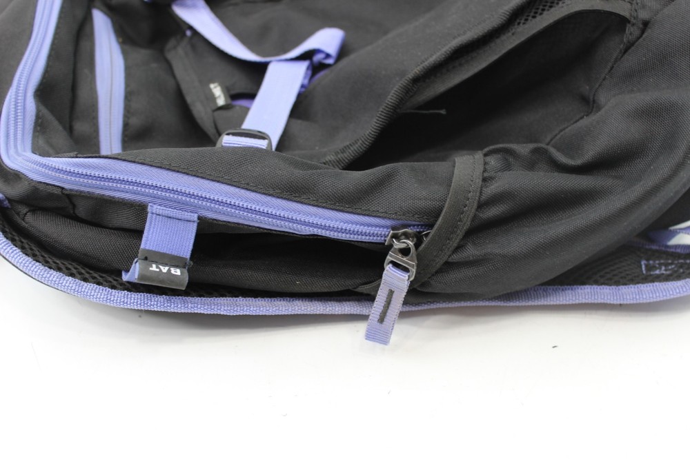 Baseball/Softball Player Backpack Black/Purple
