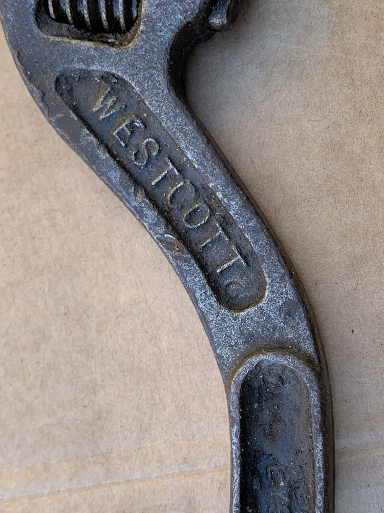 vintage westcott adjustable spanner wrench