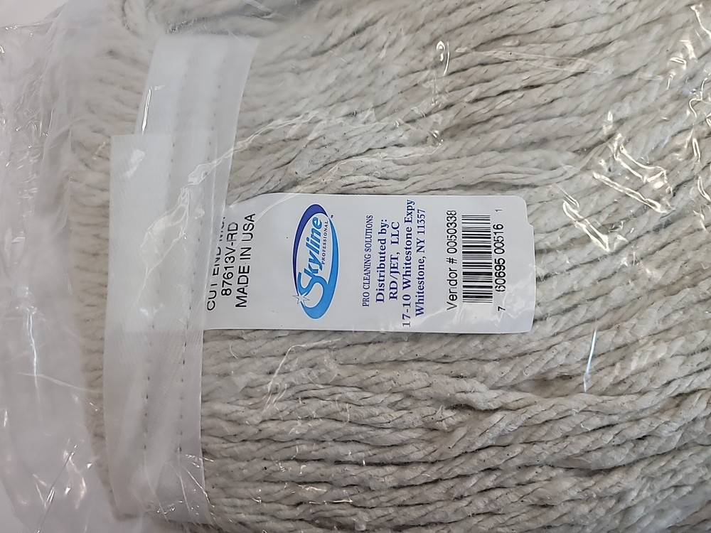6 Pack Skyline Professional #24 Cotton Cut-End Mop Head – Model 87613V-RD