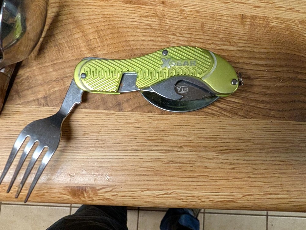 Set of 4 Multi-Tool Camping Utensils