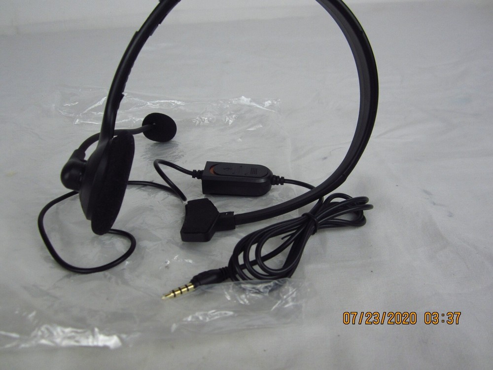 Essential Mono Wired Chat Headset for PS4 With mic & volume