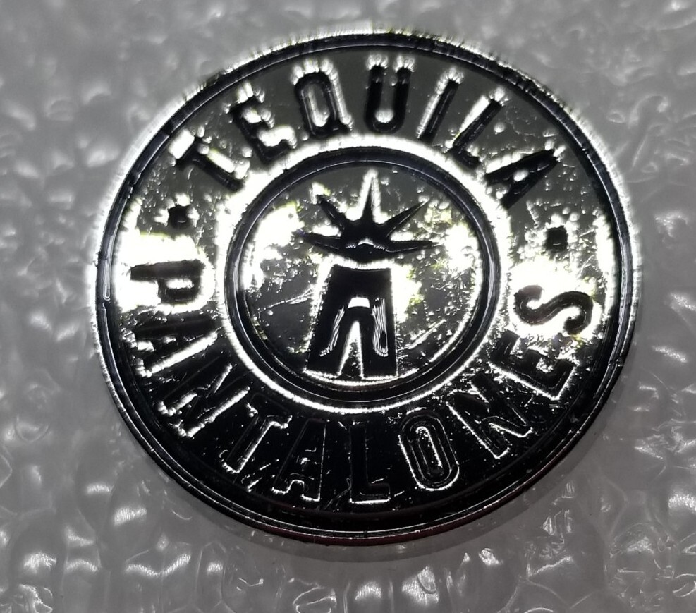 Pantalones Tequila Silver Tone Lapel Hat Pin