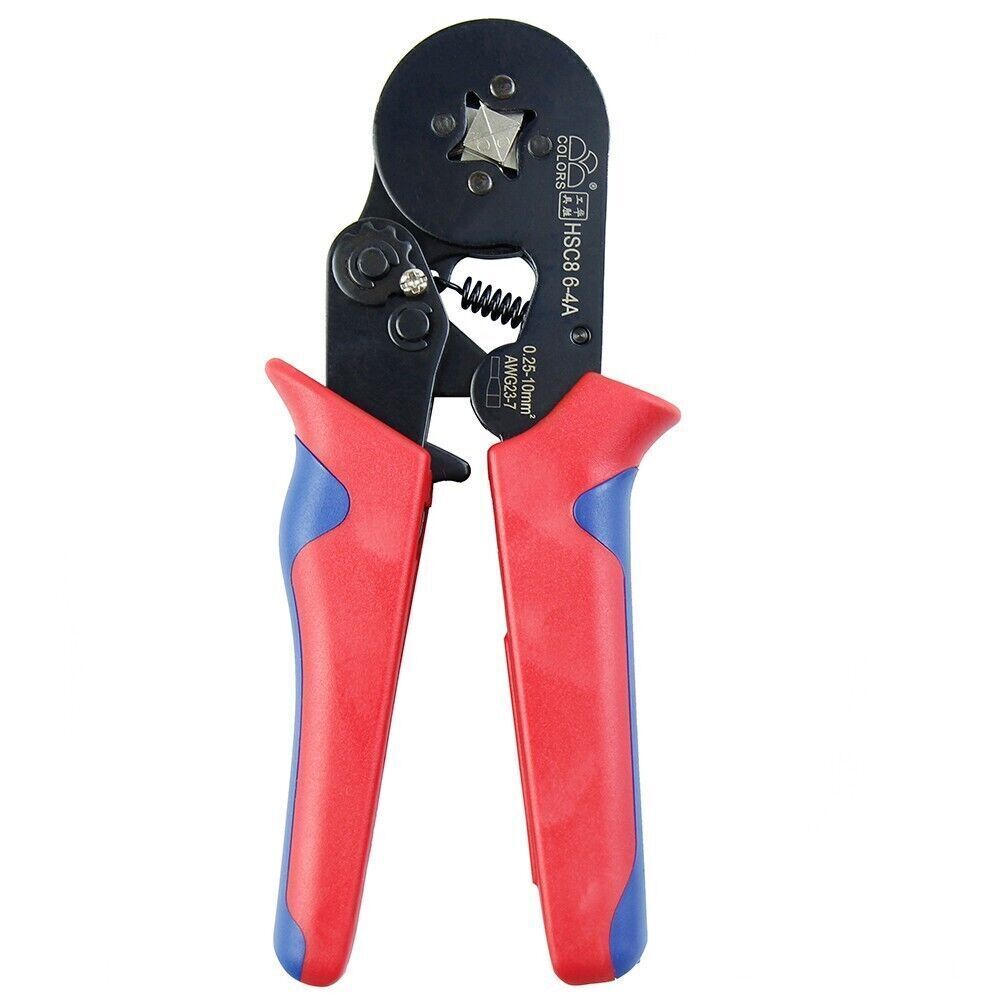 Ferrule Ratchet Crimper Plier Crimping Tool Cable Wire Electrical TerminalsKitUS