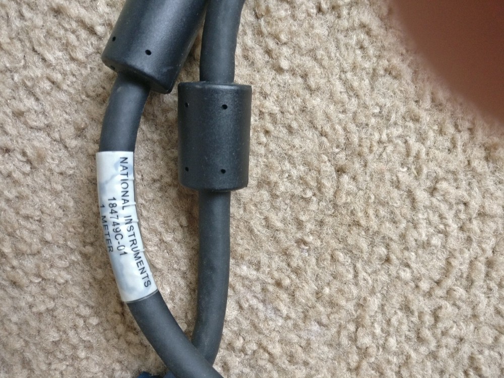 National Instruments 184749C-01. 1 meter cable.
