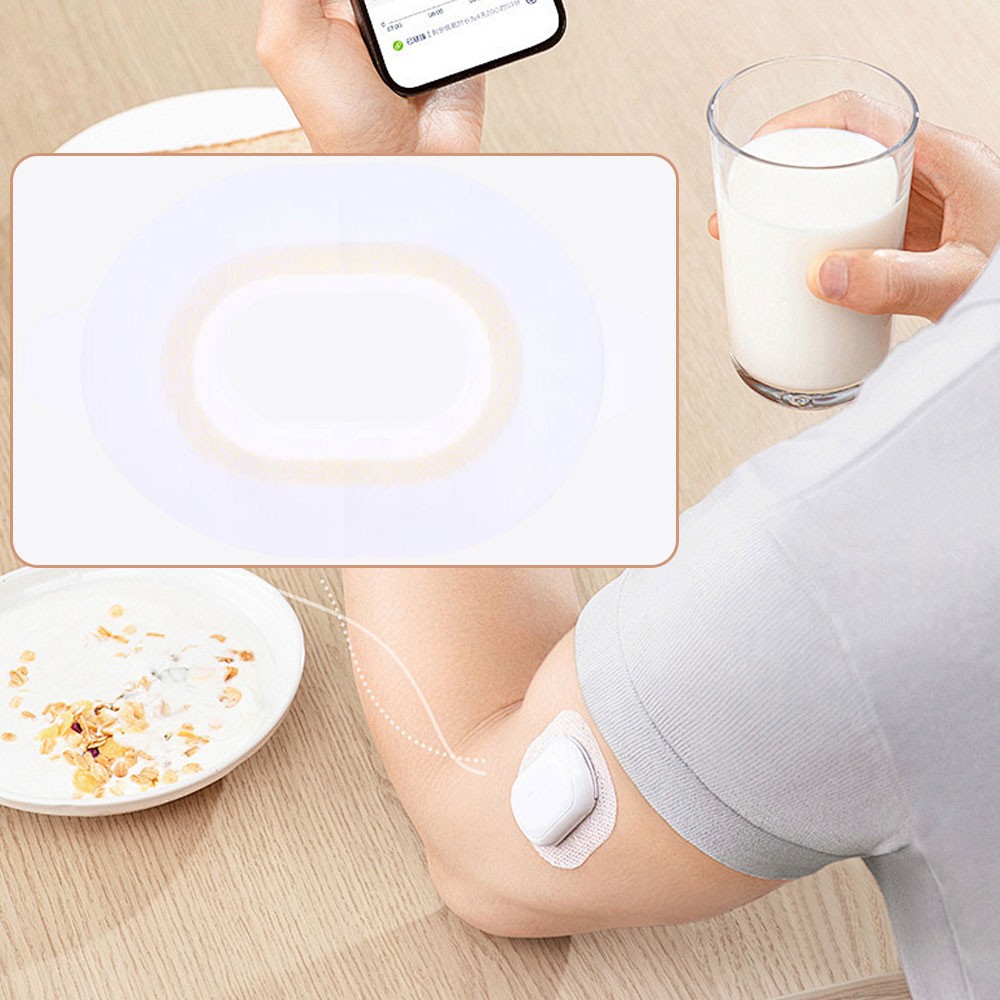 For Sibionics GS1 Sensor Waterproof Fixed Sticker Dynamic Blood Glucose Sensor