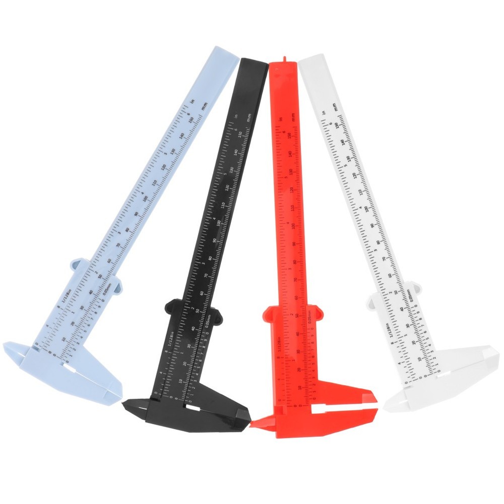 4 Pcs Precision External Dial Caliper Calipers Measuring Tool Plastic