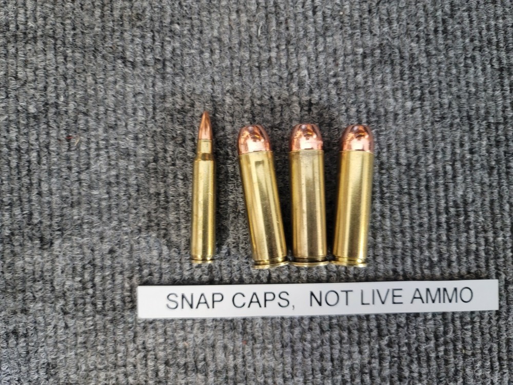 READ AD! 3- 500 S&W snap caps practice Dry Fire Gun Loading Training