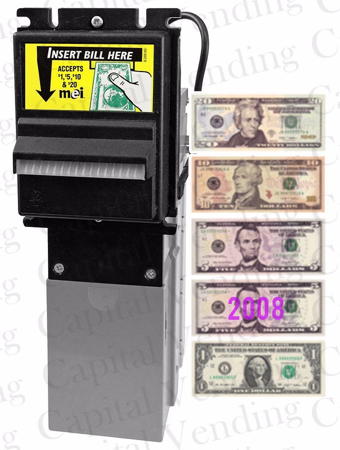 Mars MEI AE2631 D7  Dollar Bill Acceptor Validator Downstack $1-$20 120vac