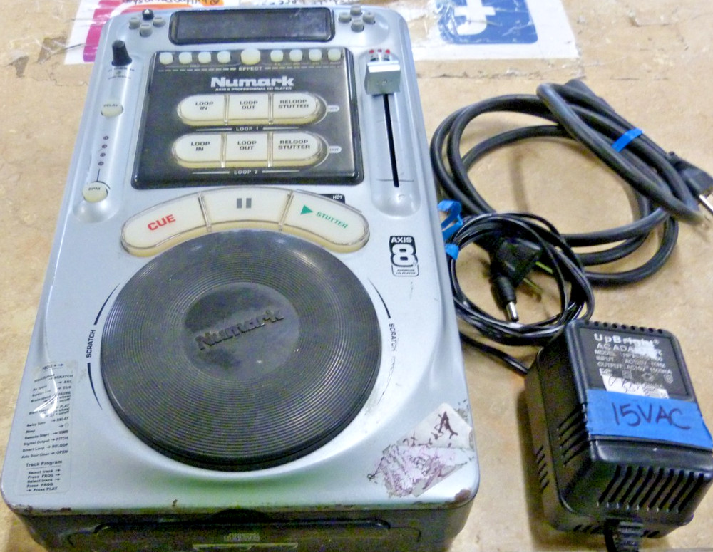 Numark Axis 8 Professional DJ CD Player | Scratch FX Loop Stutter | Tested