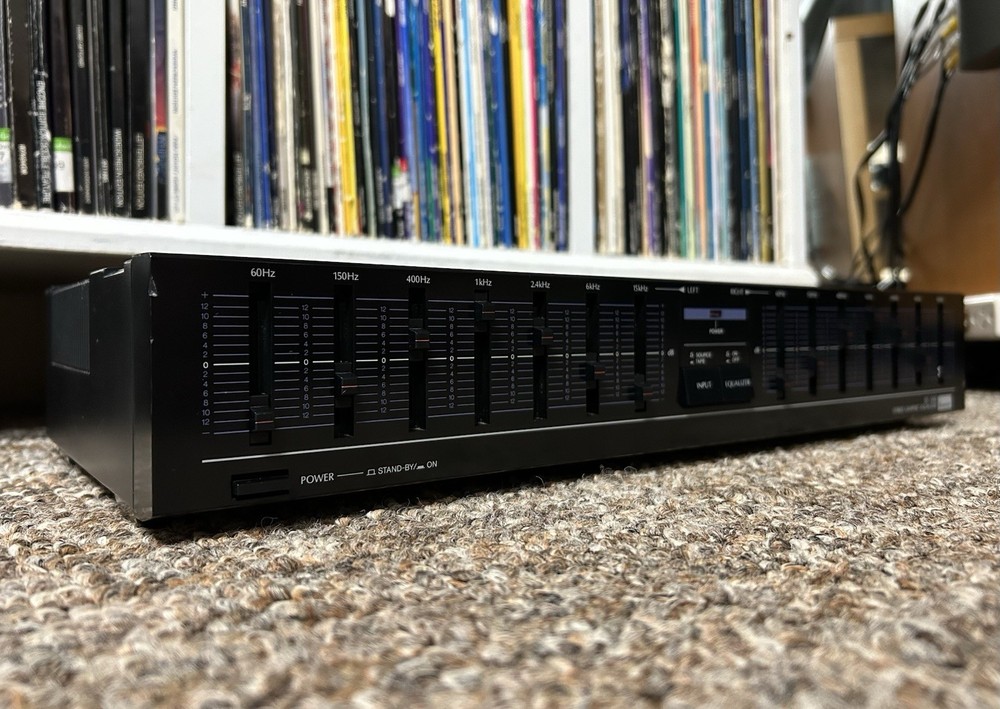 Sansui SE-300 7-Band Stereo Graphic Equalizer TESTED ✅