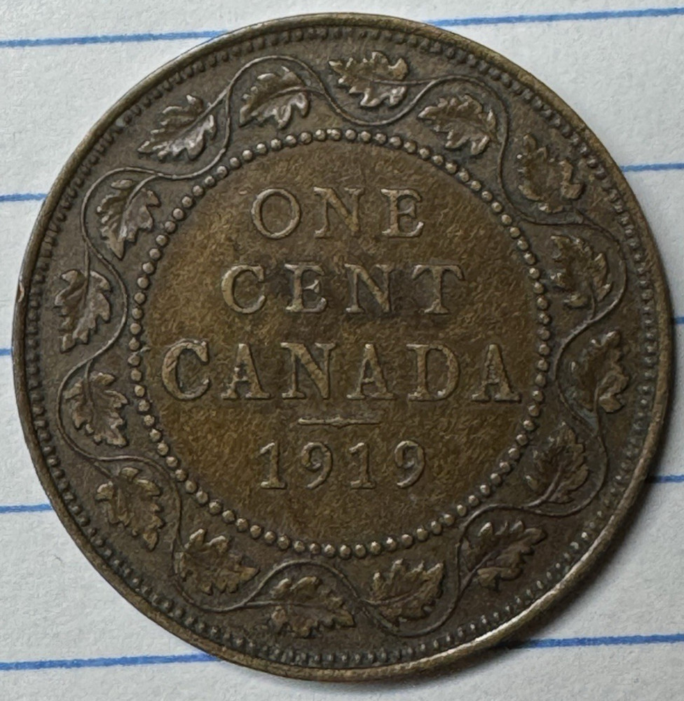 1919 Canada Large Cent High Grade