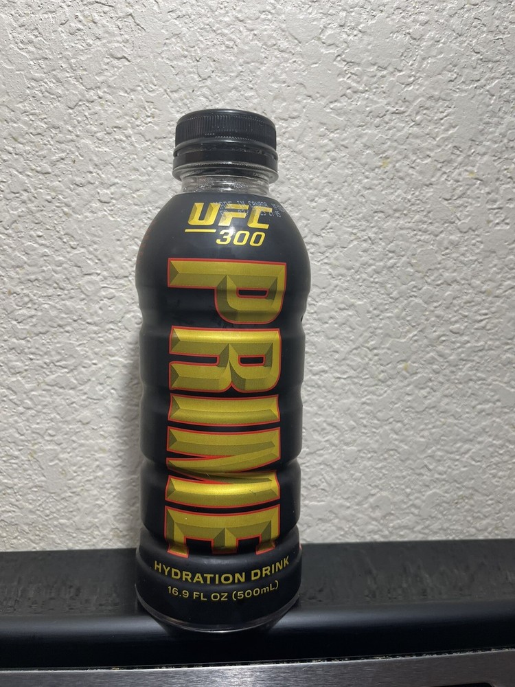 Prime Hydration UFC 300 Limited Edition Drink- Single Empty  Bottle