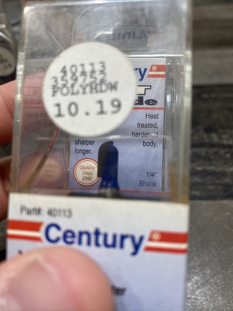 Century VEINING - 1/4" Cutting Diameter - Design 3951 - ROUTER BIT