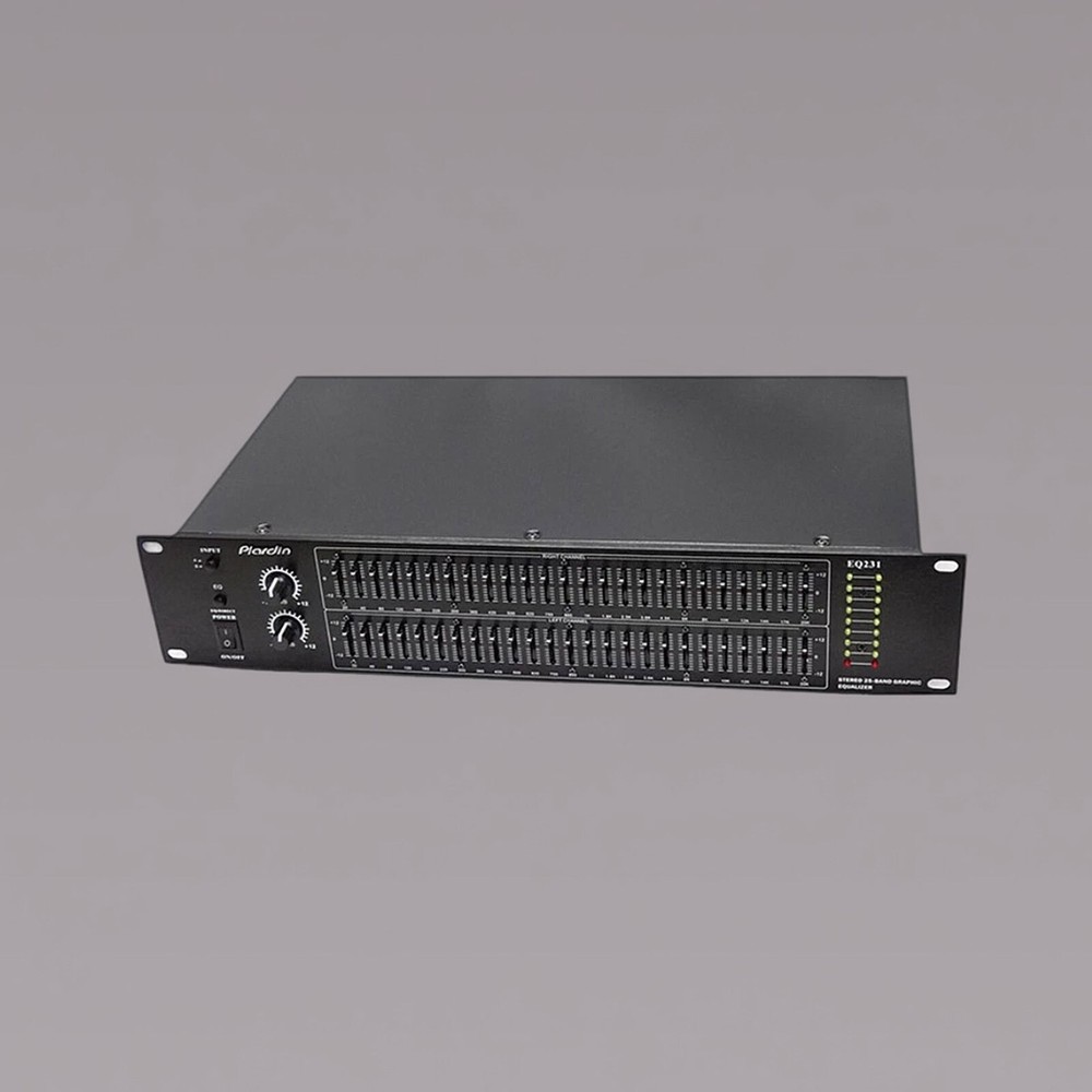 EQ231 Dual 25-Band Stereo EQ Graphic EqualizerHifi Bluetooth Equalizer for Home