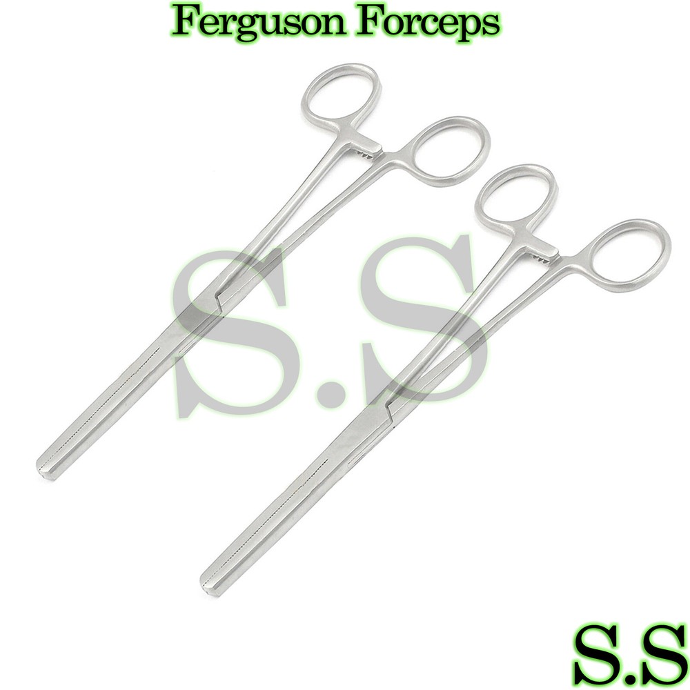 2 Ferguson Angiotribe Forceps 7.5" Veterinary Surgical