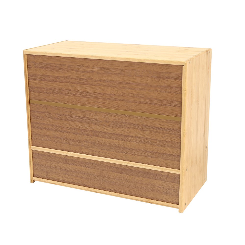 Small Bamboo Kitchen Pantry Sideboard Freestanding Countertop Storage Cabinet US