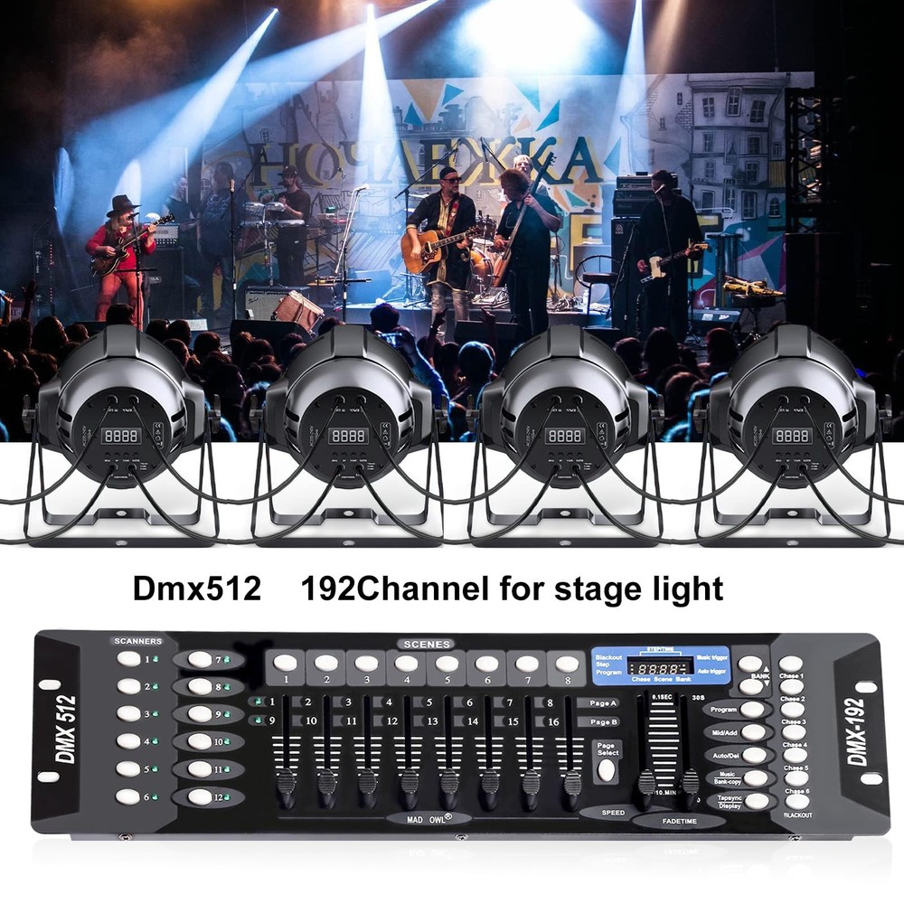 Controller for dj Lights Dmx512 Light Controllers 192 192CH, Basic 192CH