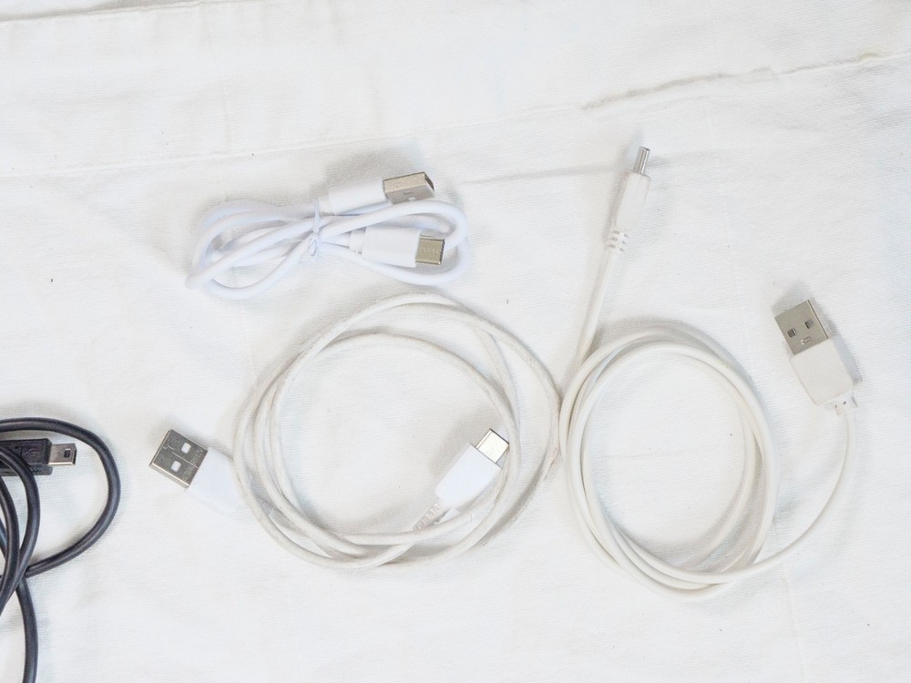 Lot of Assorted Micro + Mini+ USBC +Printer Cables/ Cords USB, USB-C, Micro-USB