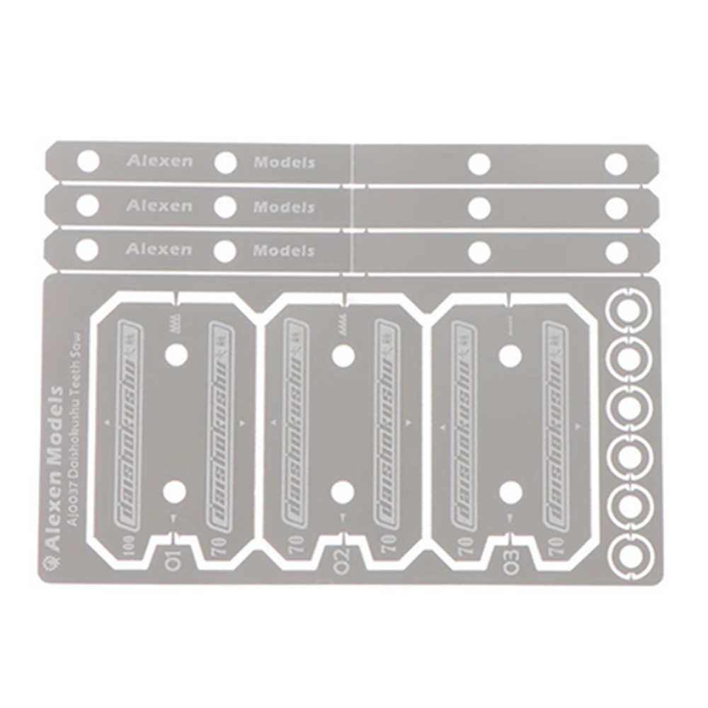 Aanti-Rust Metal Etching Saw Blade Set Model Plate Cutting Separating Tool