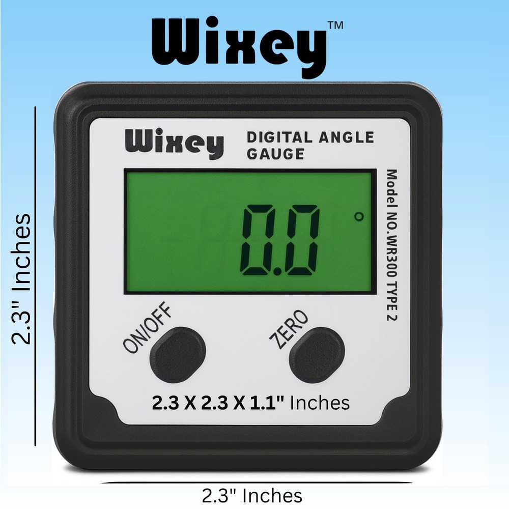 Digital Angle Gauge with Backlight for Table & Miter Saw - Precision Woodwork...