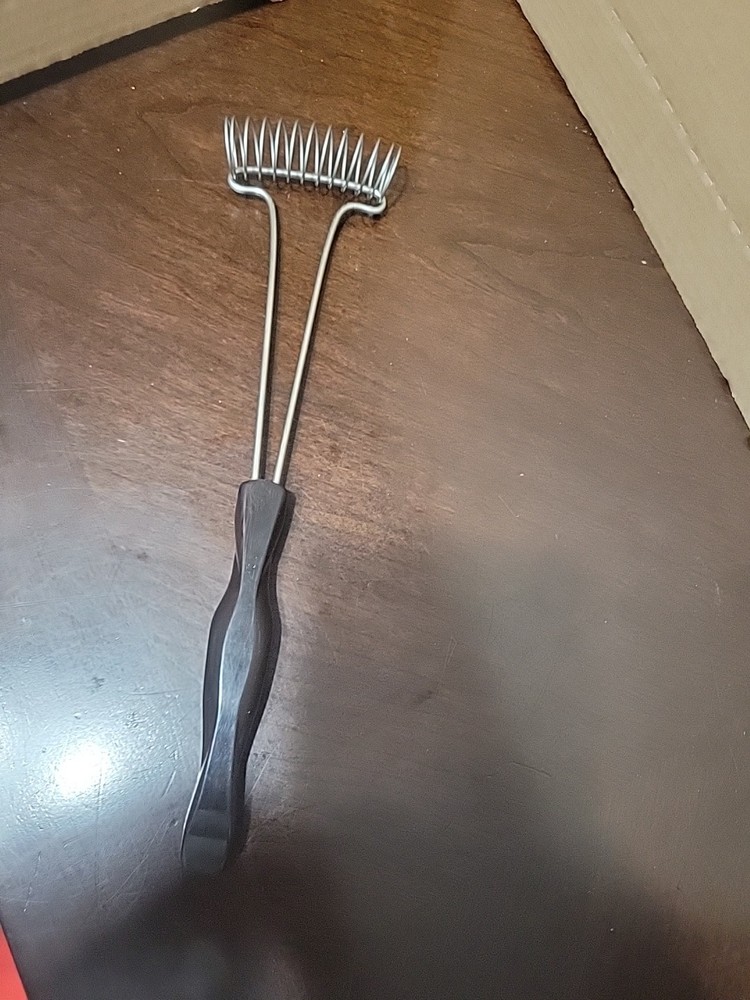 Cutco Mix Stir Whisk Brown Swirl Handle Whisk Head