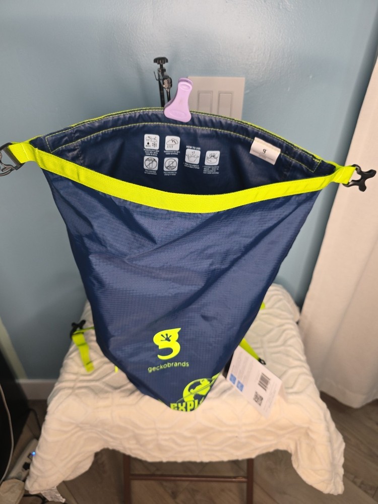 Geckobrands Lightweight 30L Waterproof Backpack