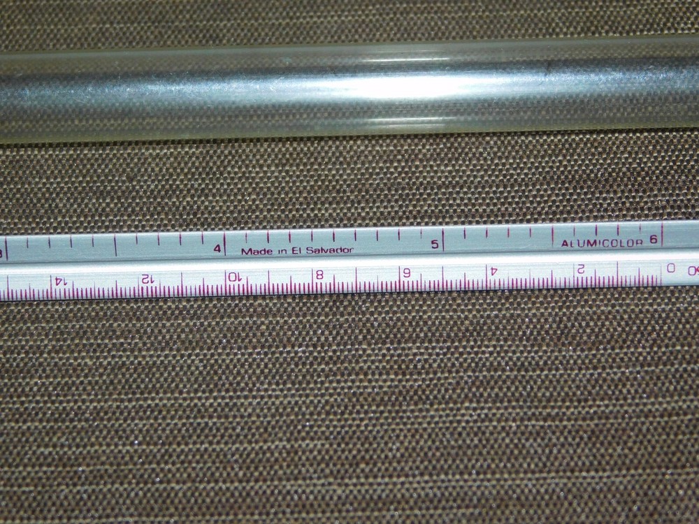 TOOL 6 1/2" LONG ATLANTIC TESTING LABORATORIES ALUMINUM ENGINEER RULER NEW