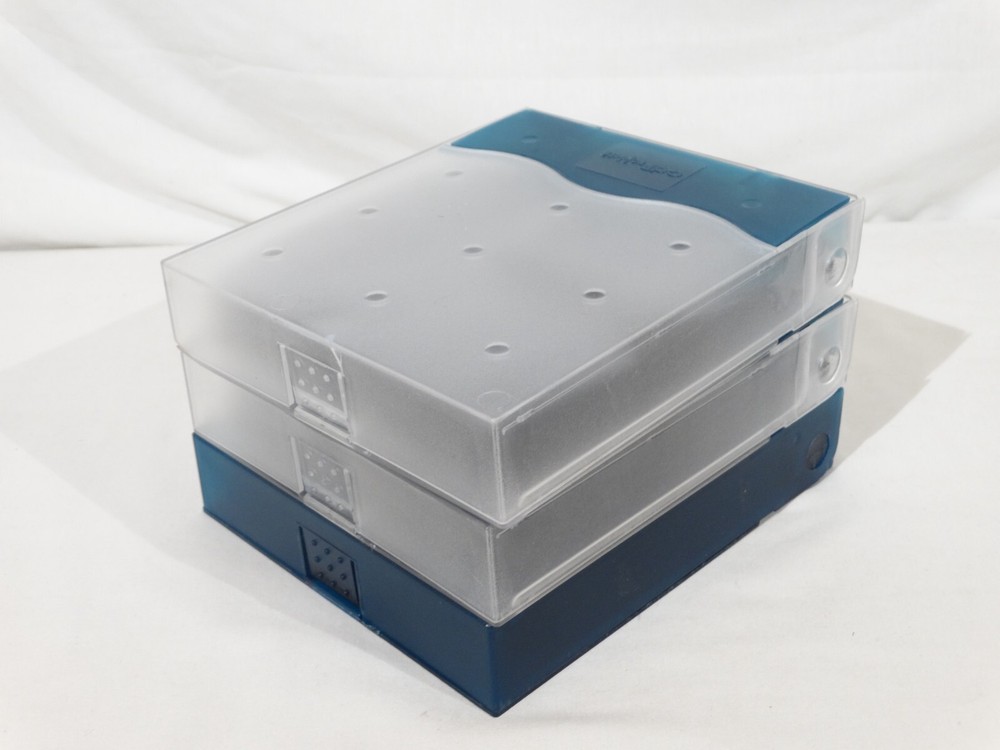 Lot Of (3) CDProjects CD Projects Plastic Blue Teal CD Storage Cases