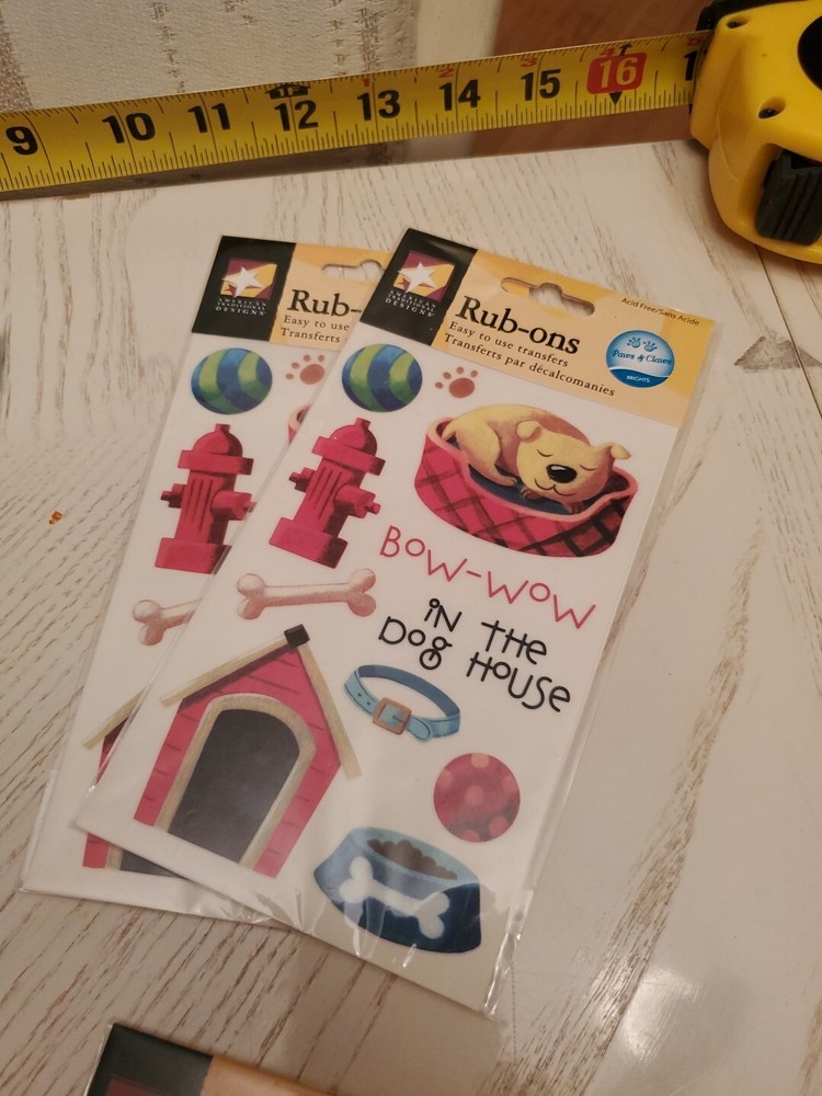 Rub On Transfers Lot