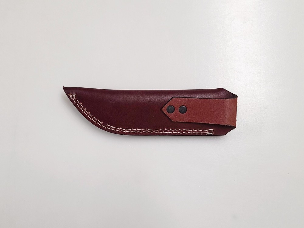 5 Pack - Hand Crafted 8 in Fixed Blade Leather Sheath Vertical Holster Belt Loop