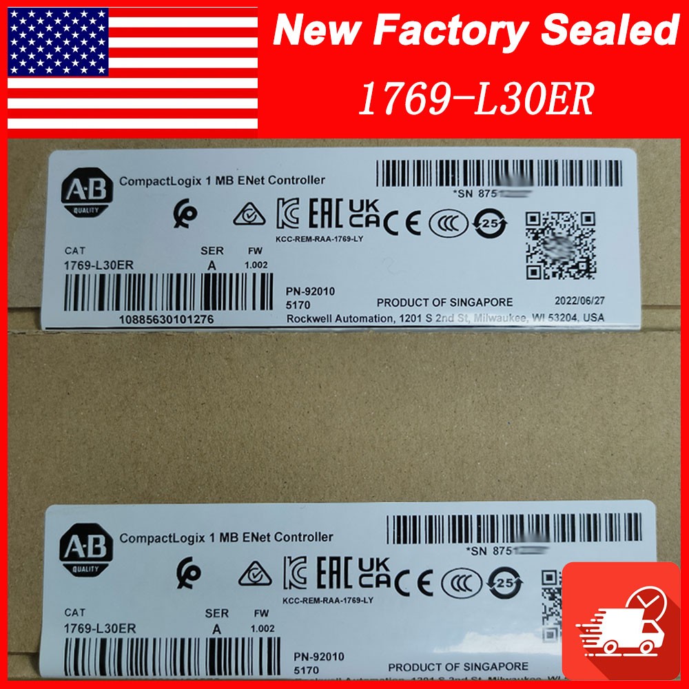 AB 1769-L30ER SER A CompactLogix 1 MB ENet Controller AB 1769 L30ER