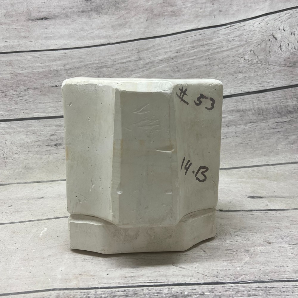 Unbranded Ceramic Casting Mold Mug w/ Bunny Rabbit Design & Handle #119