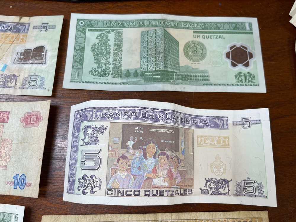 Guatemala 6 Banknotes Lot