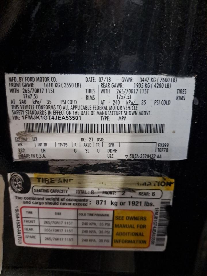 2018 Expedition Jack Sku#4354048