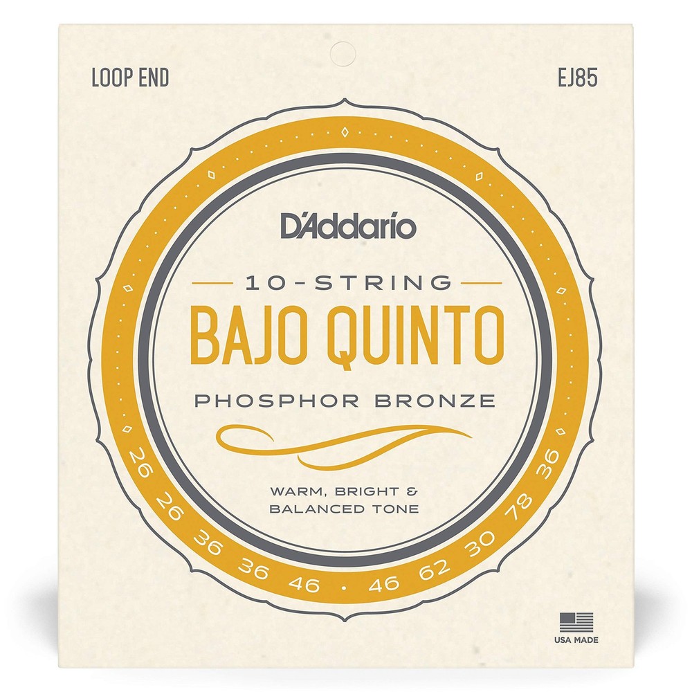 D'Addario EJ85 Bajo Quinto Strings