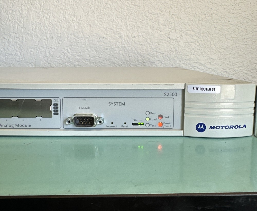Motorola S2500 MNR Multi-Protocol Wan SITE Router 2500 ST2500B-S2500 CLN1713F/E