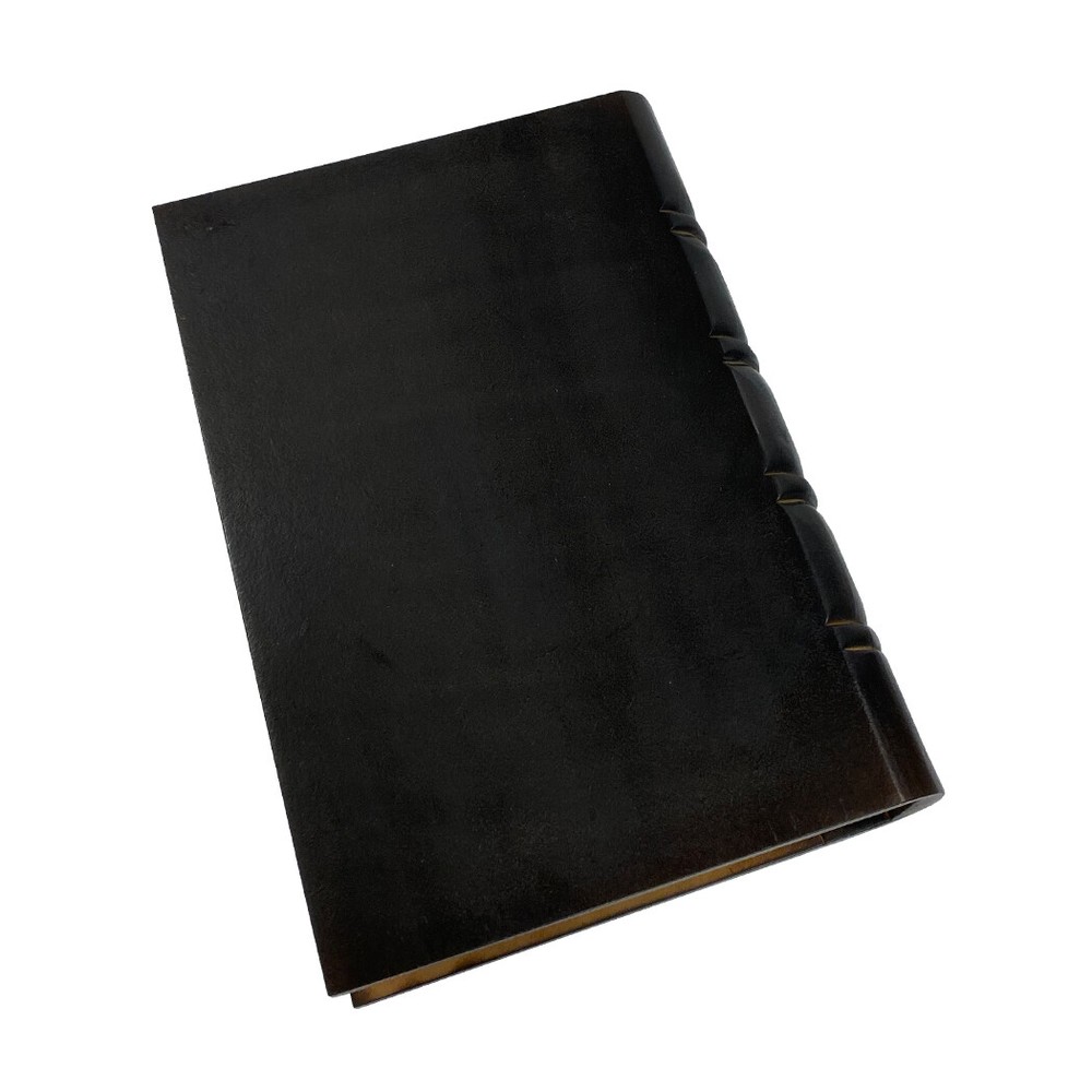 10" Black Wood Hollow Book Safe Storage Box