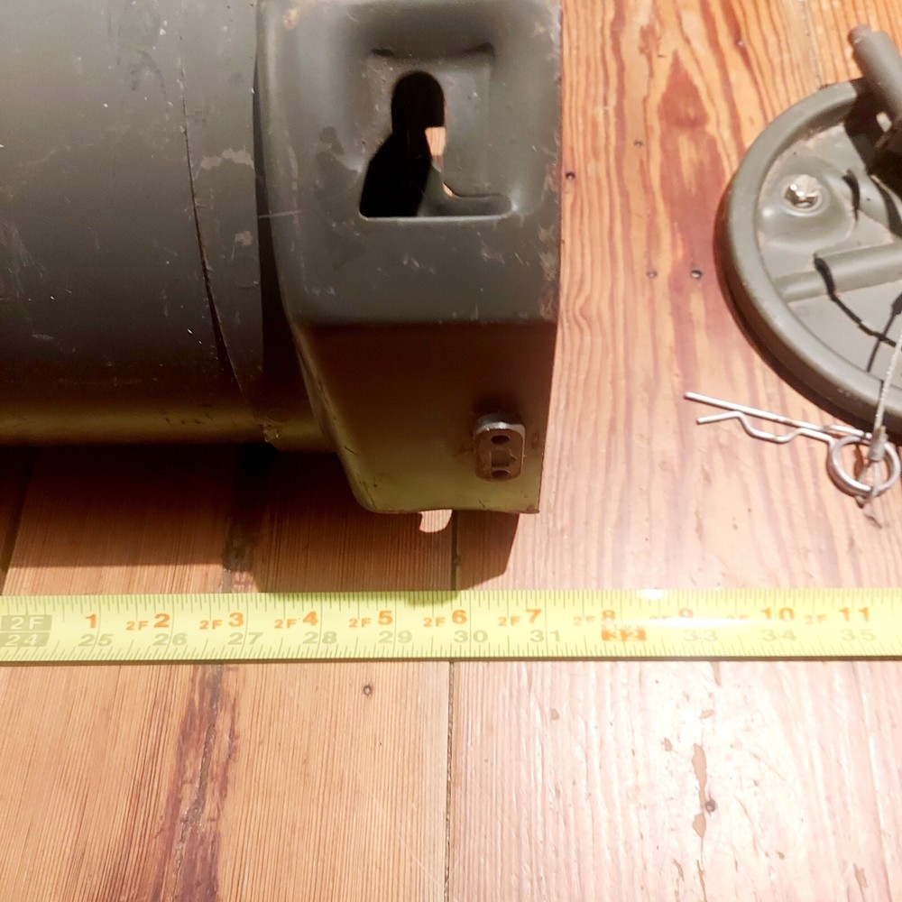 Cylindrical Ammunition Container Empty Military Surplus