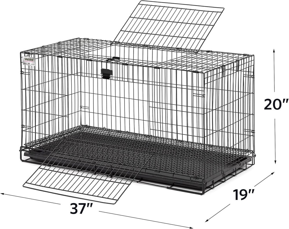 Durable Metal Rabbit Cage - Easy Assembly, Quick Clean