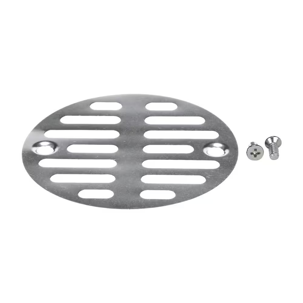 3-3/8 In. Screw-In Shower Drain Strainer