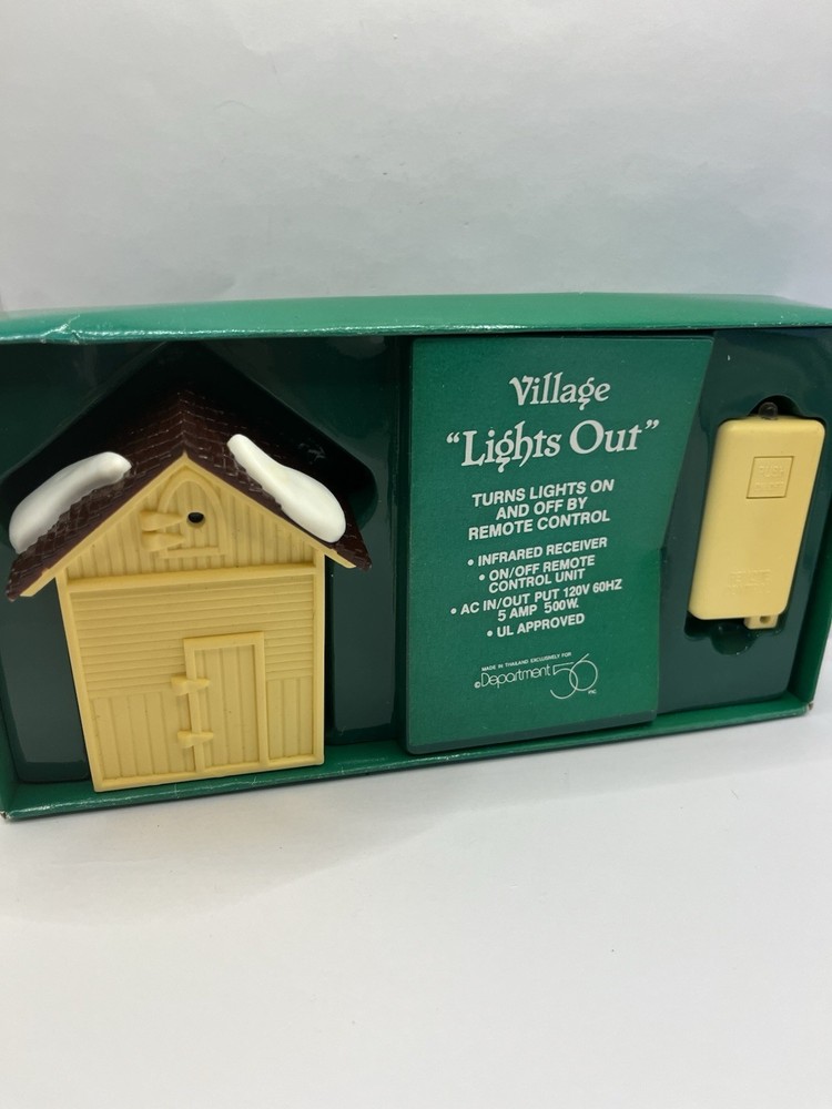 Dept 56 Lights Out - Village Access. - Remote Control Switch - 52132 - UNTESTED