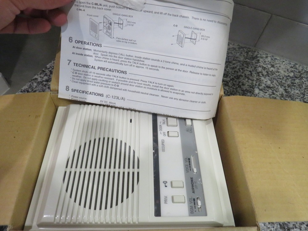 NEW AIPHONE LEF-1C OPEN VOICE INTERCOM