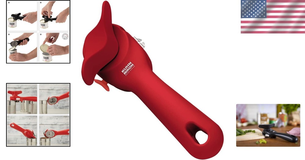 Can Opener Safety LidLifter Smooth Touch Ring Pull Easy Open Kitchen Tool