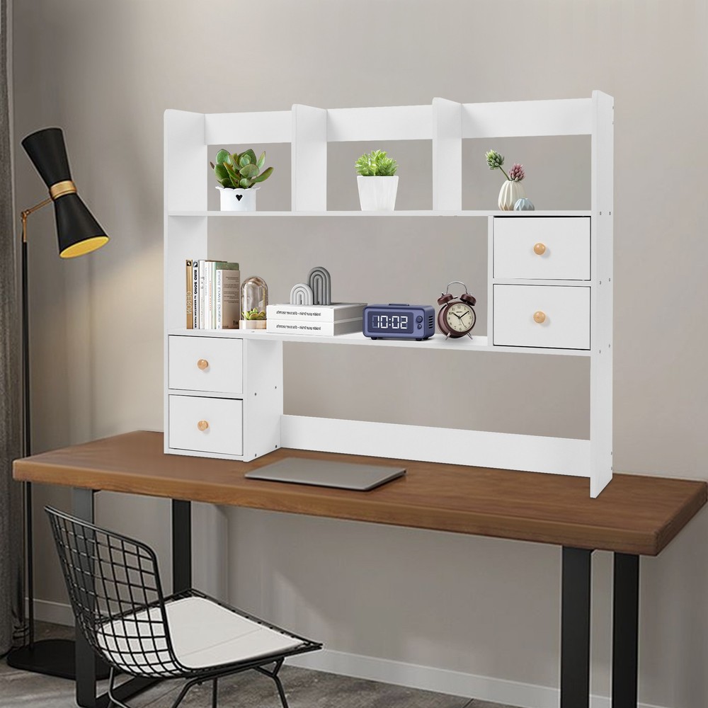 Desktop Organizer Office Storage Rack Desktop Shelf Rack
