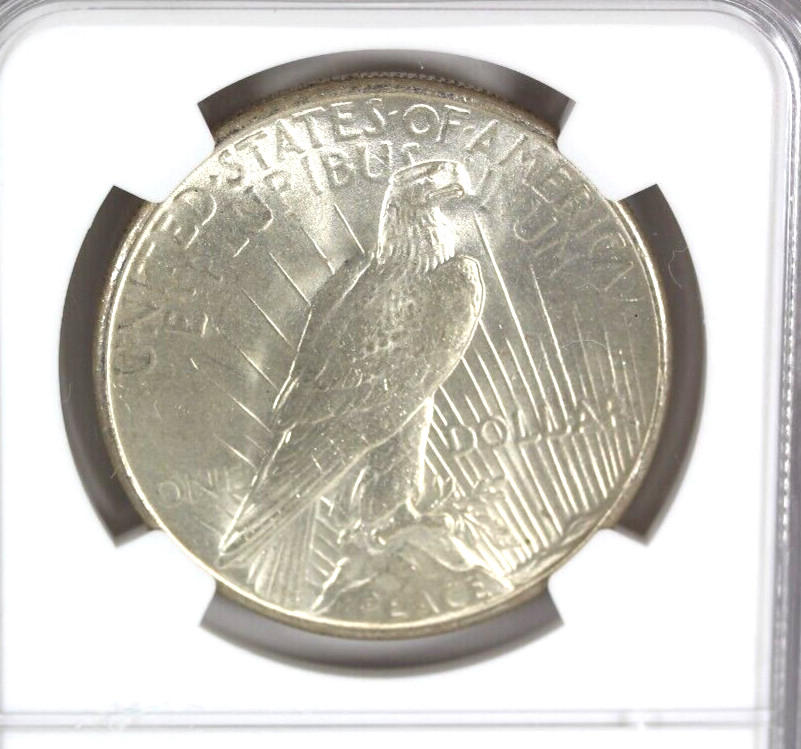 1935 Peace Dollar : NGC MS62 Blazing White