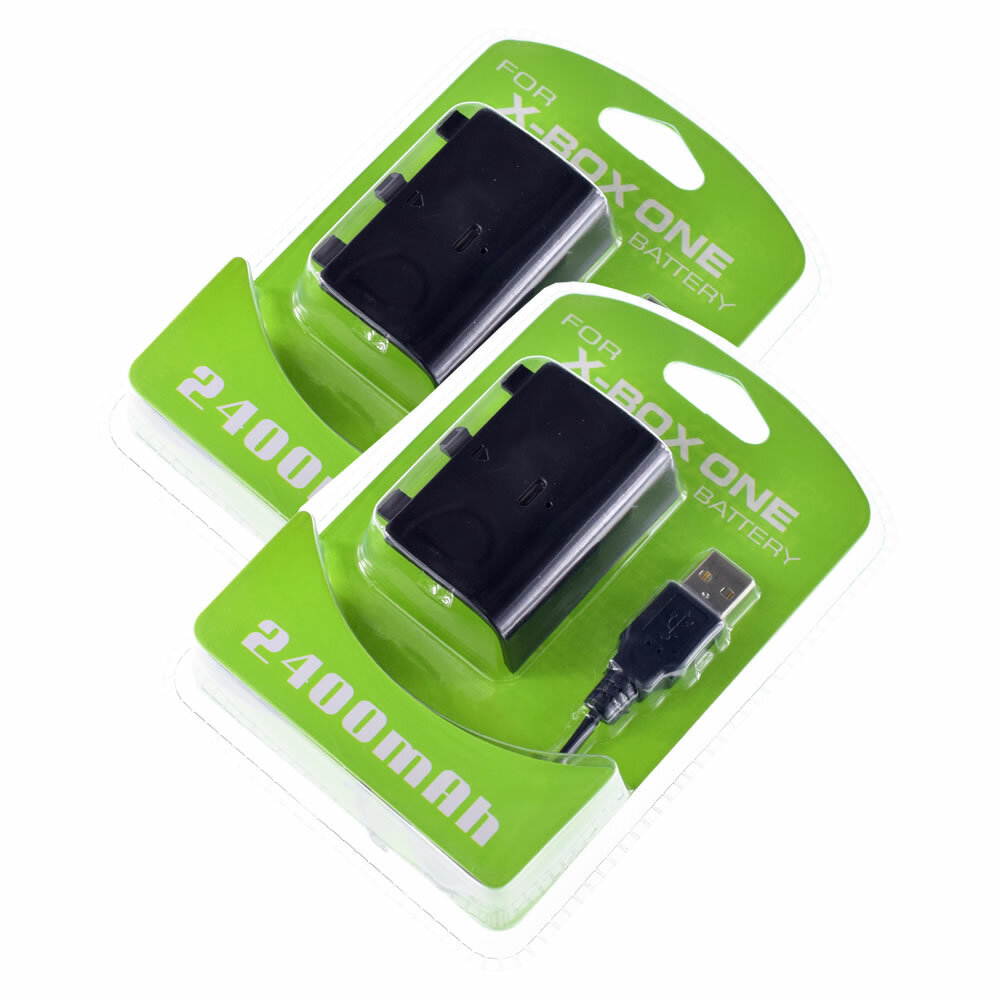 Rechargeable Battery For Xbox One S E Wireless Controller + USB Cable charger