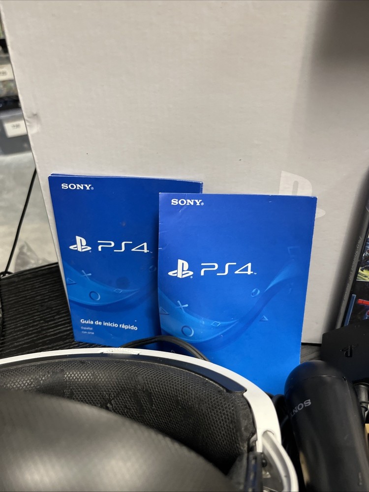 Sony PlayStation VR Headset Bundle Black White with Controllers and Camera