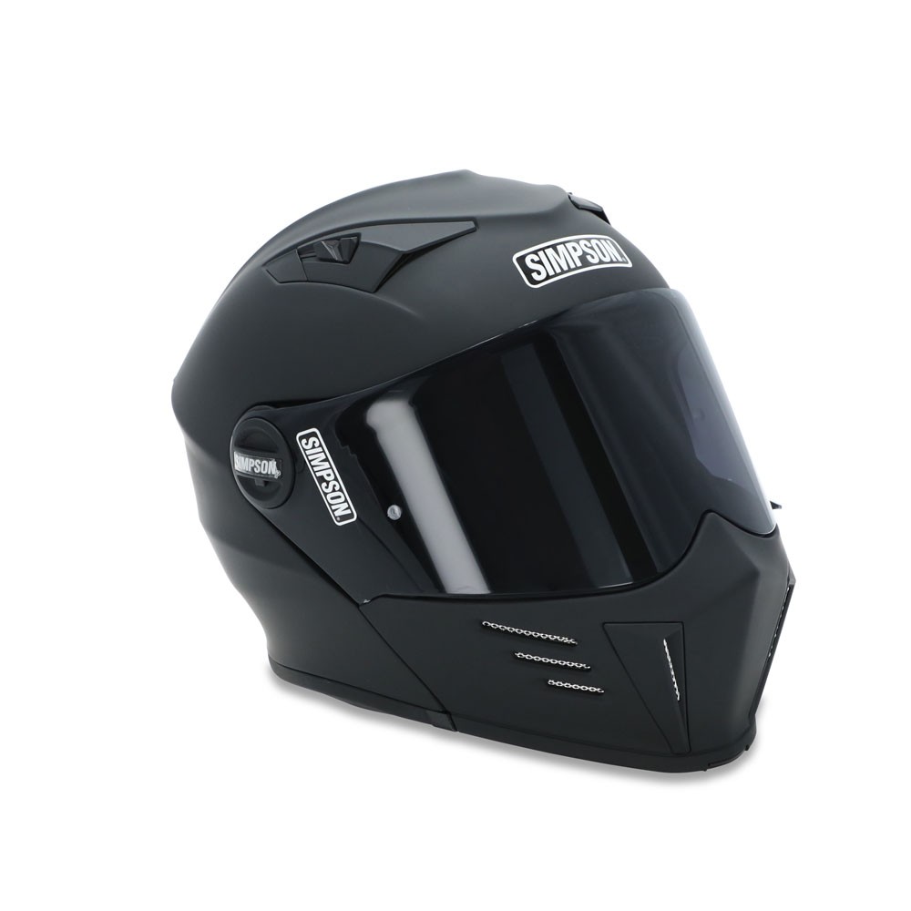 Simpson Helmet M59L3; Mod Bandit Large Full Face Flat Black DOT/ECE